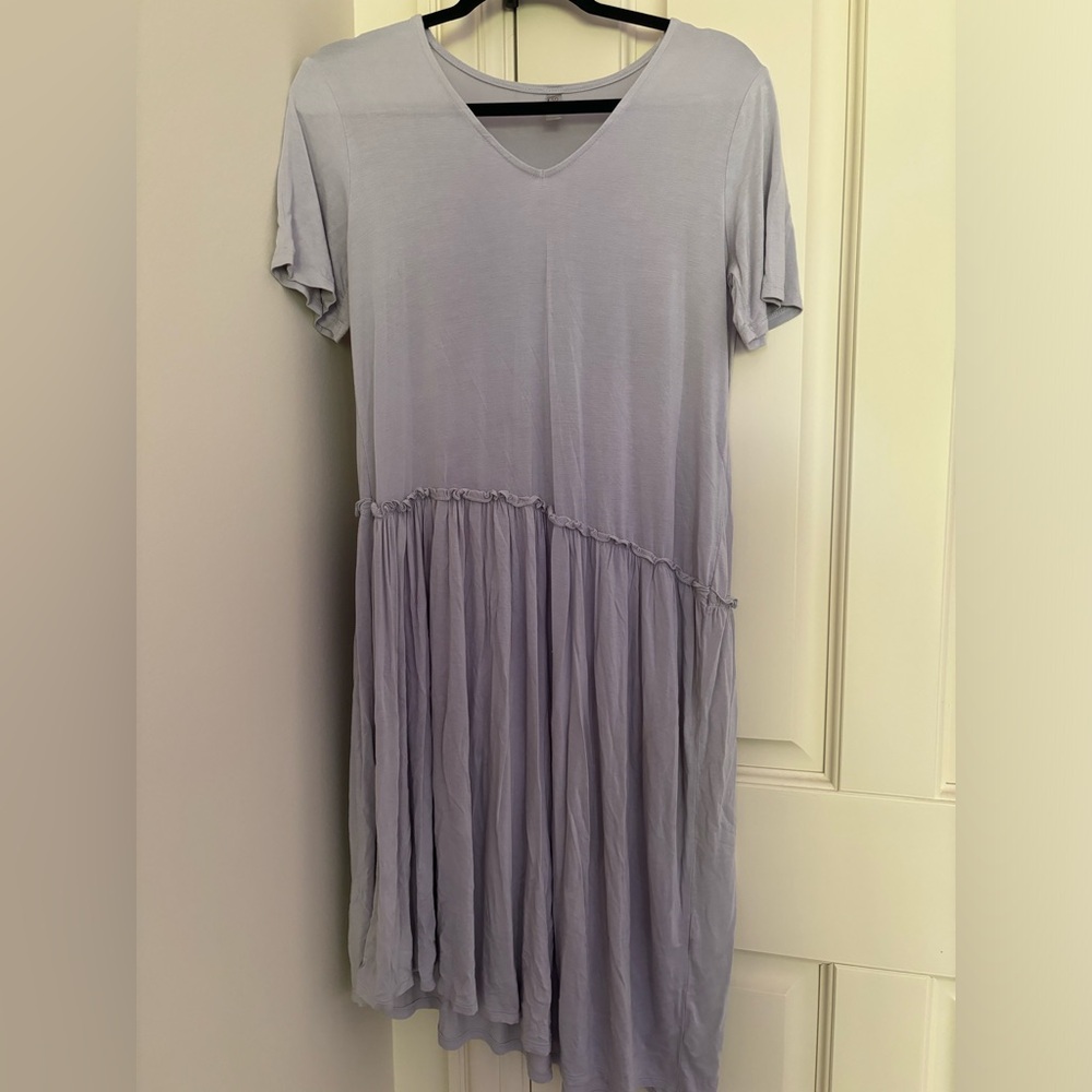 Simlu (used for maternity or swim cover up) - Grey - size small - high low dress